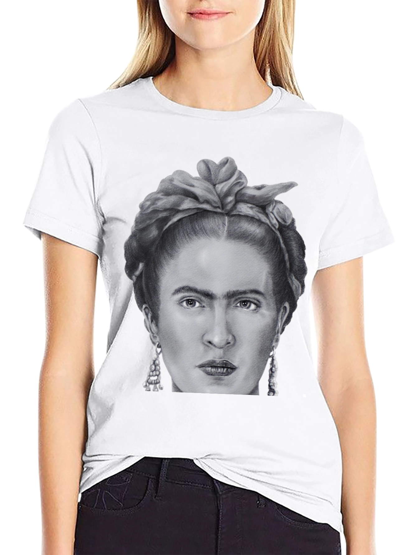 Frida Kahlo Graphic Tee - Black Unisex T-Shirt