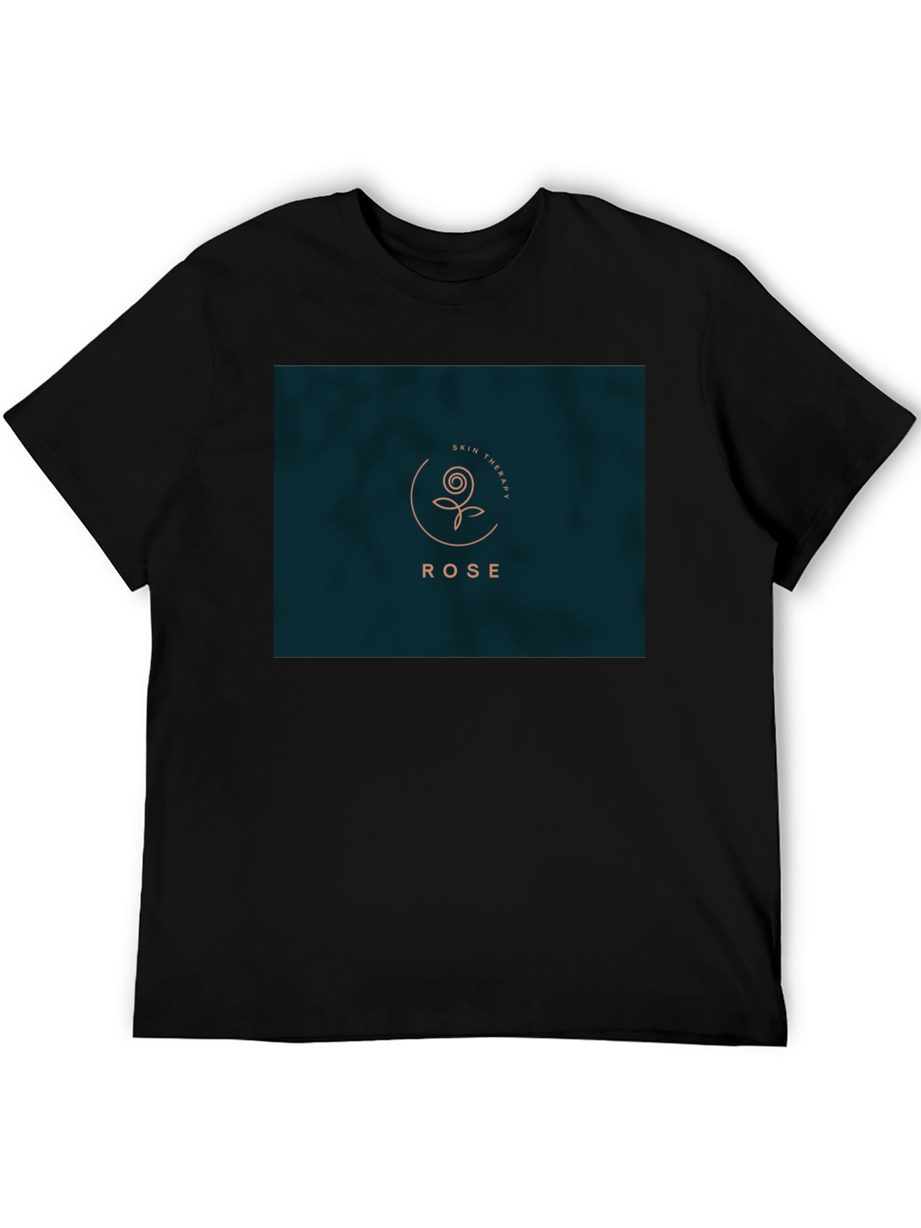 Rose Skin Therapy Black Tee