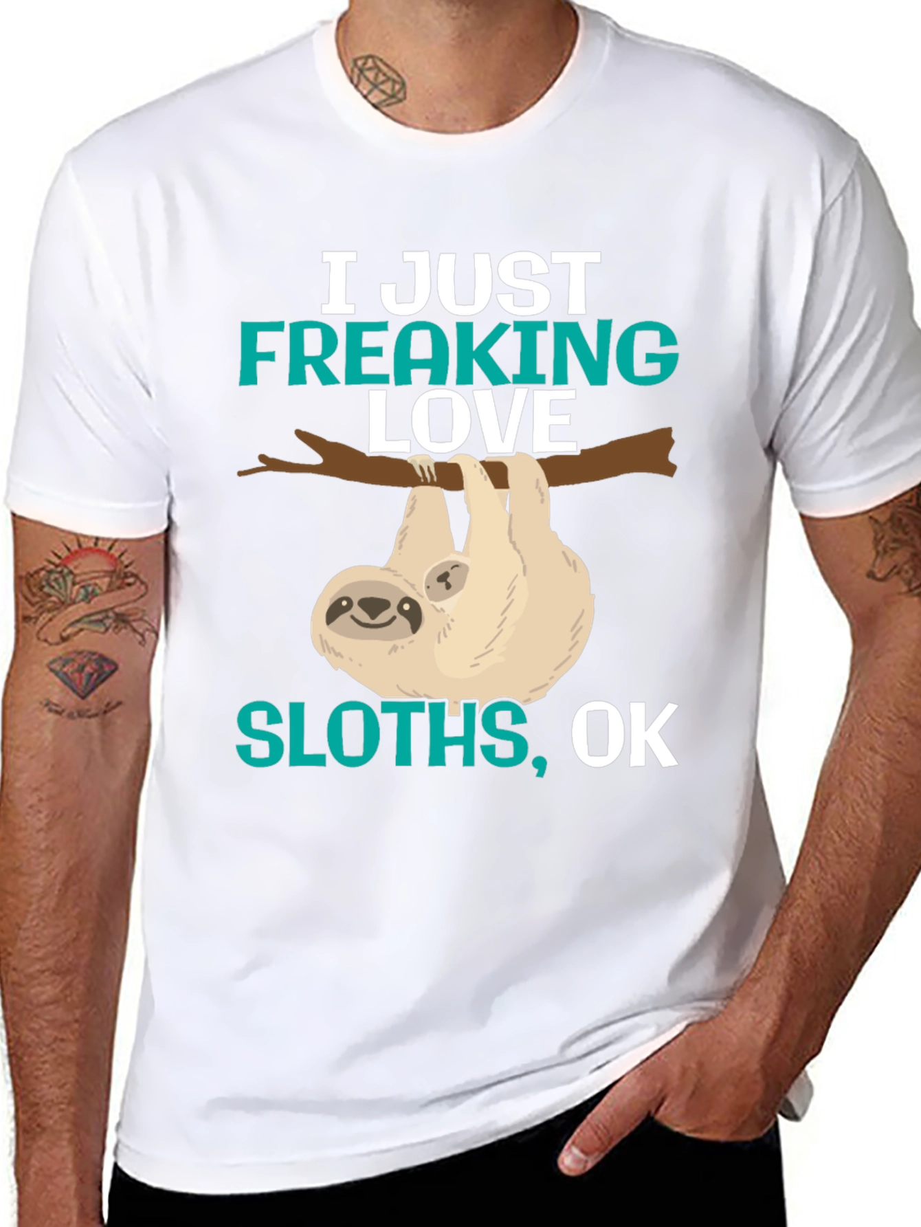 I Just Freaking Love Sloths T-Shirt