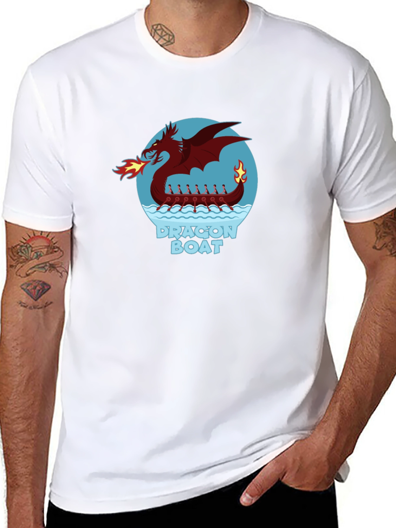 Dragon Boat Graphic T-Shirt
