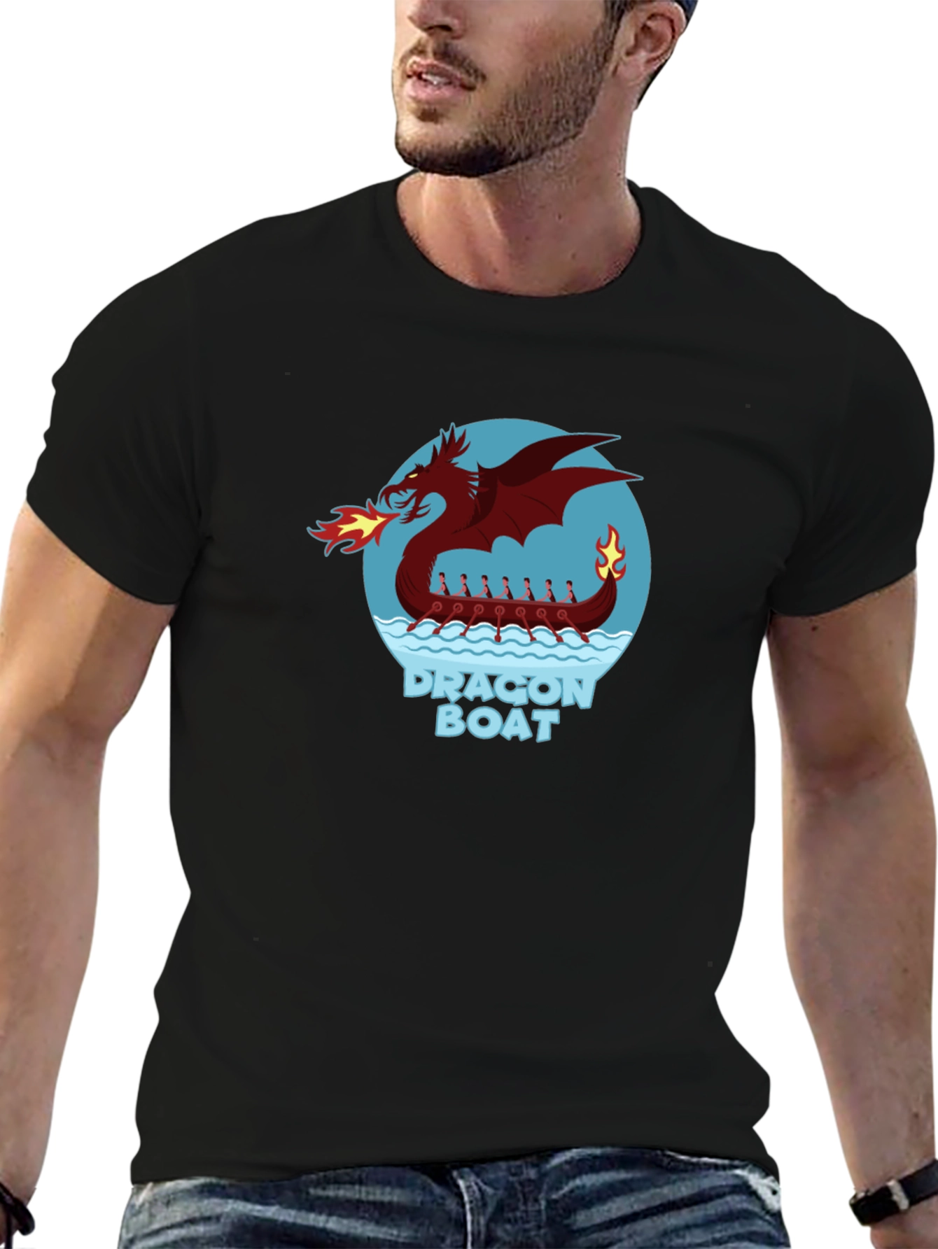 Dragon Boat Graphic T-Shirt