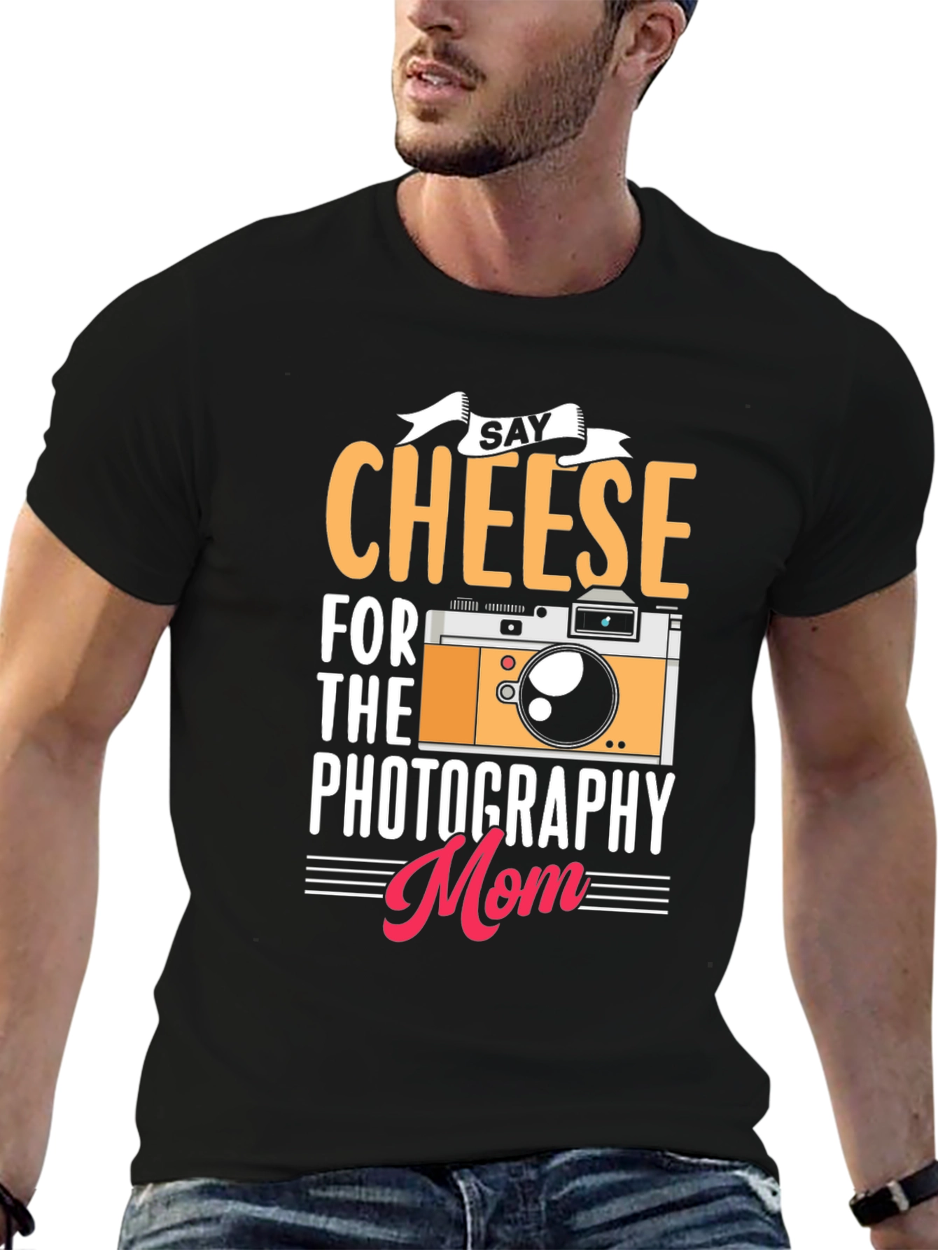 Say Cheese Photography Mom T-Shirt