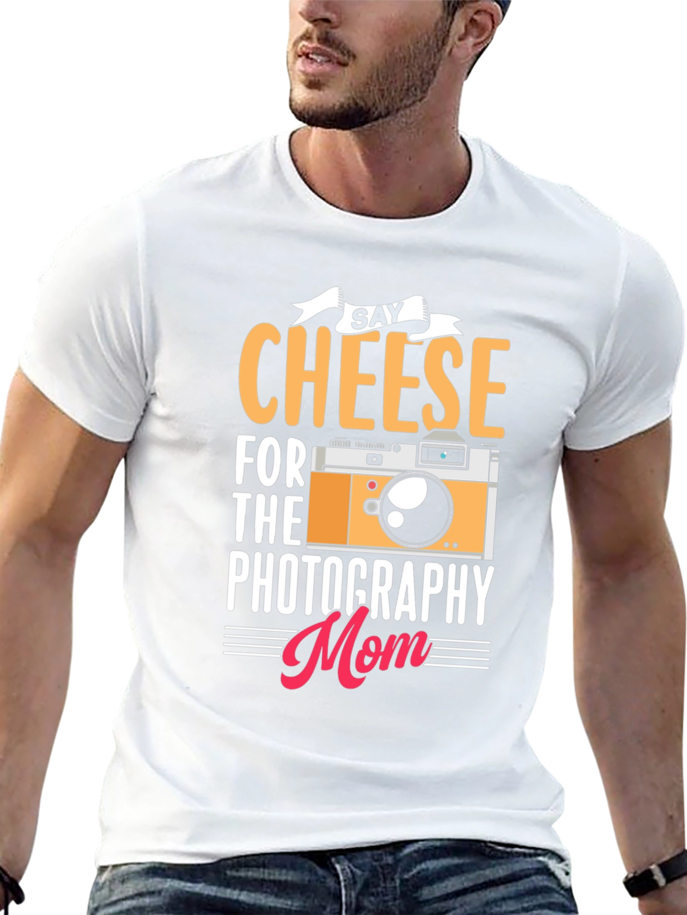 Say Cheese Photography Mom T-Shirt