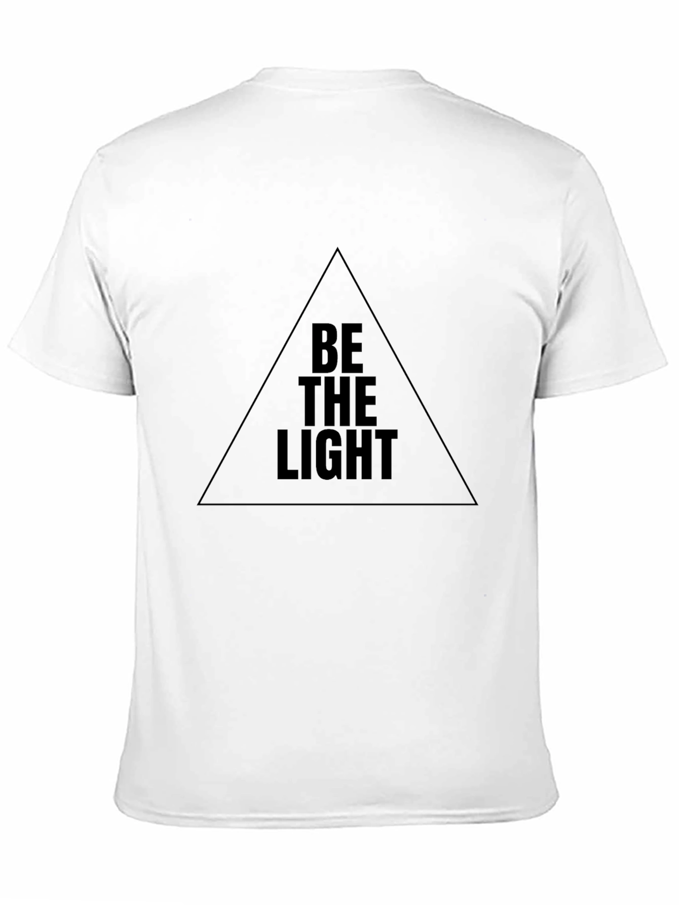 Be The Light Graphic Black T-Shirt