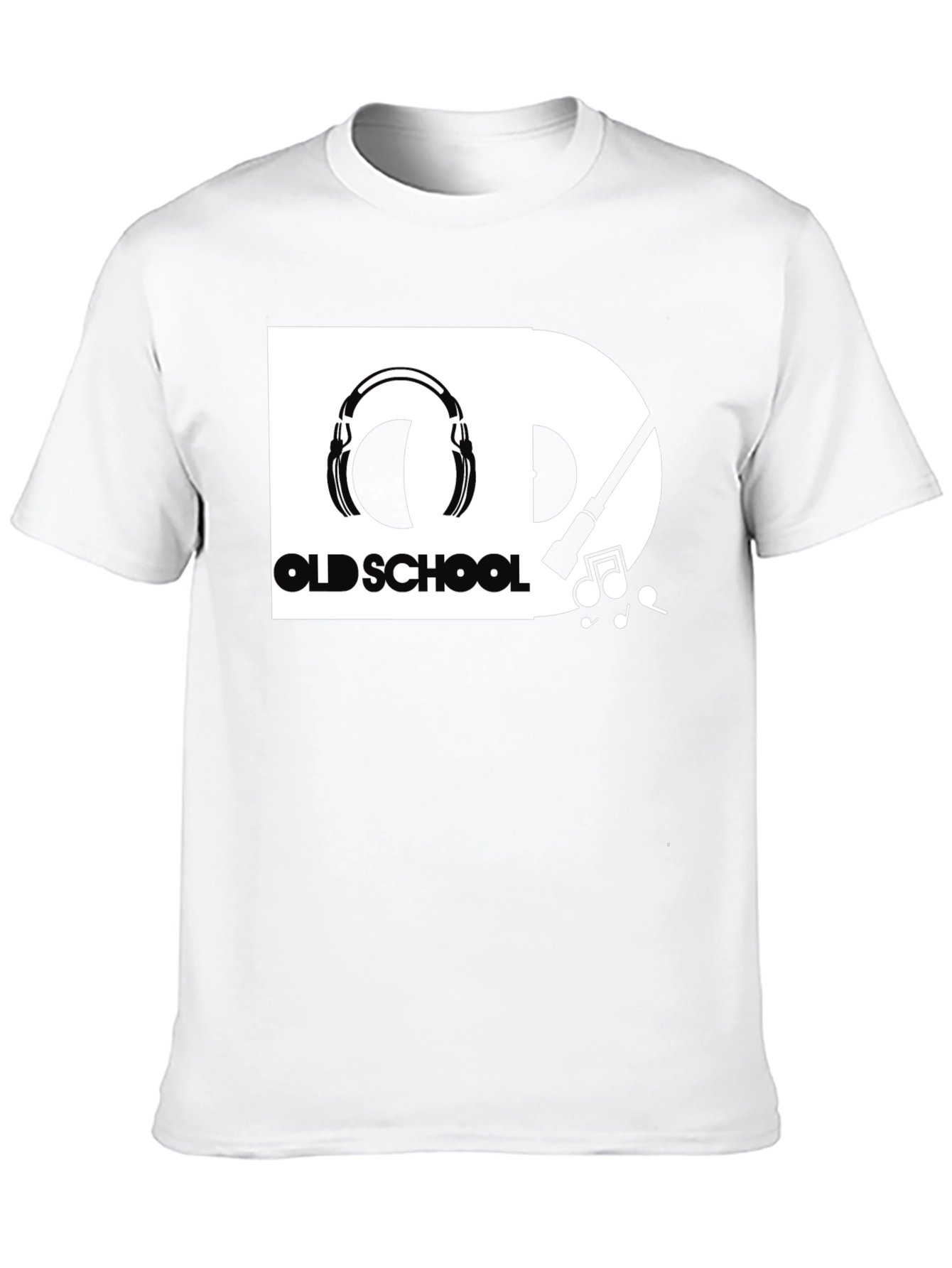 Old School Music Graphic T-Shirt