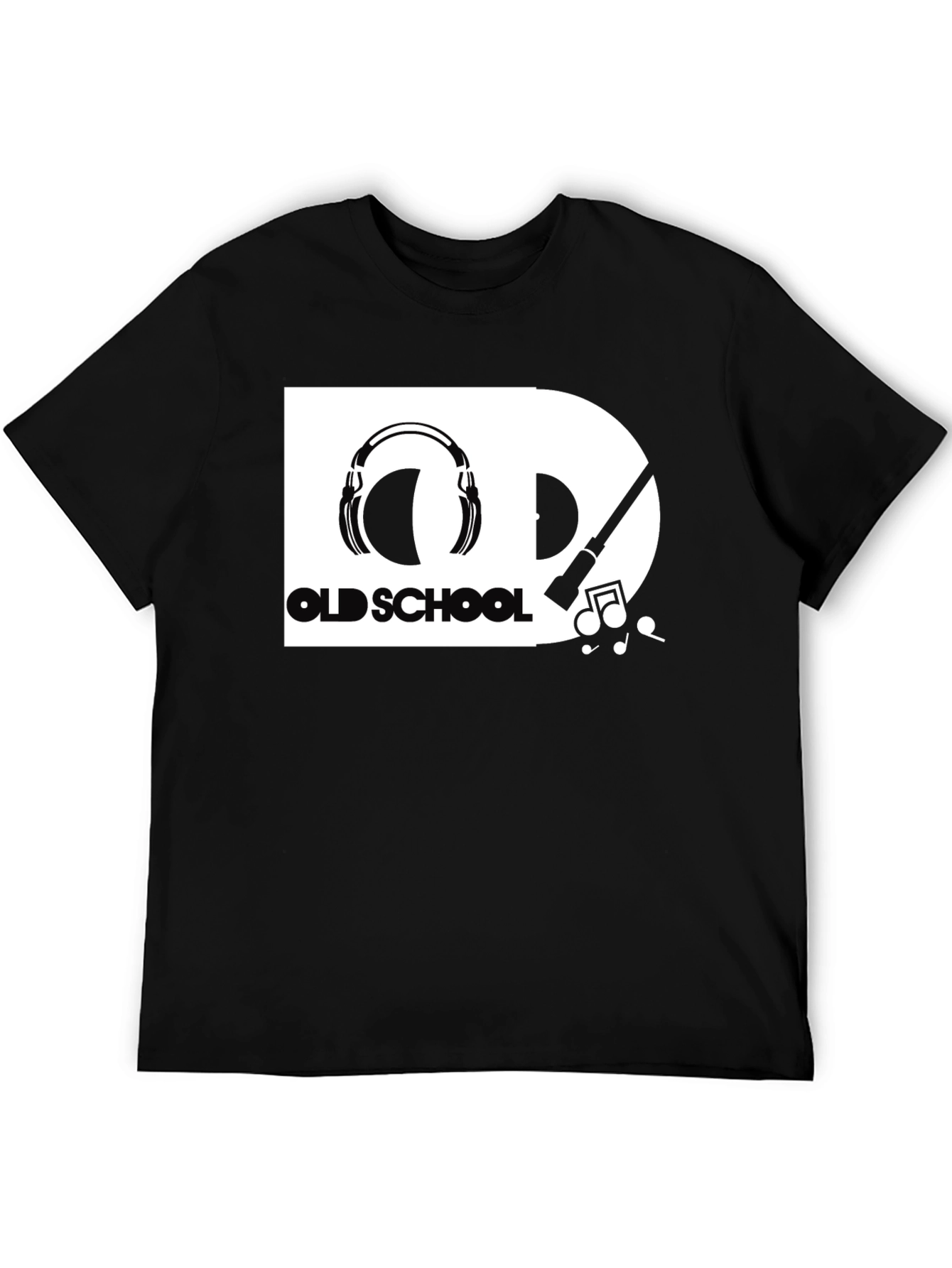 Old School Music Graphic T-Shirt