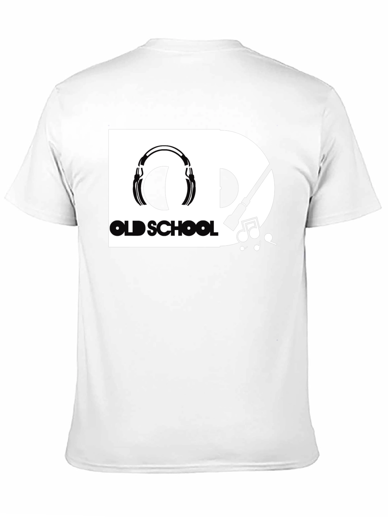 Old School Music Graphic T-Shirt