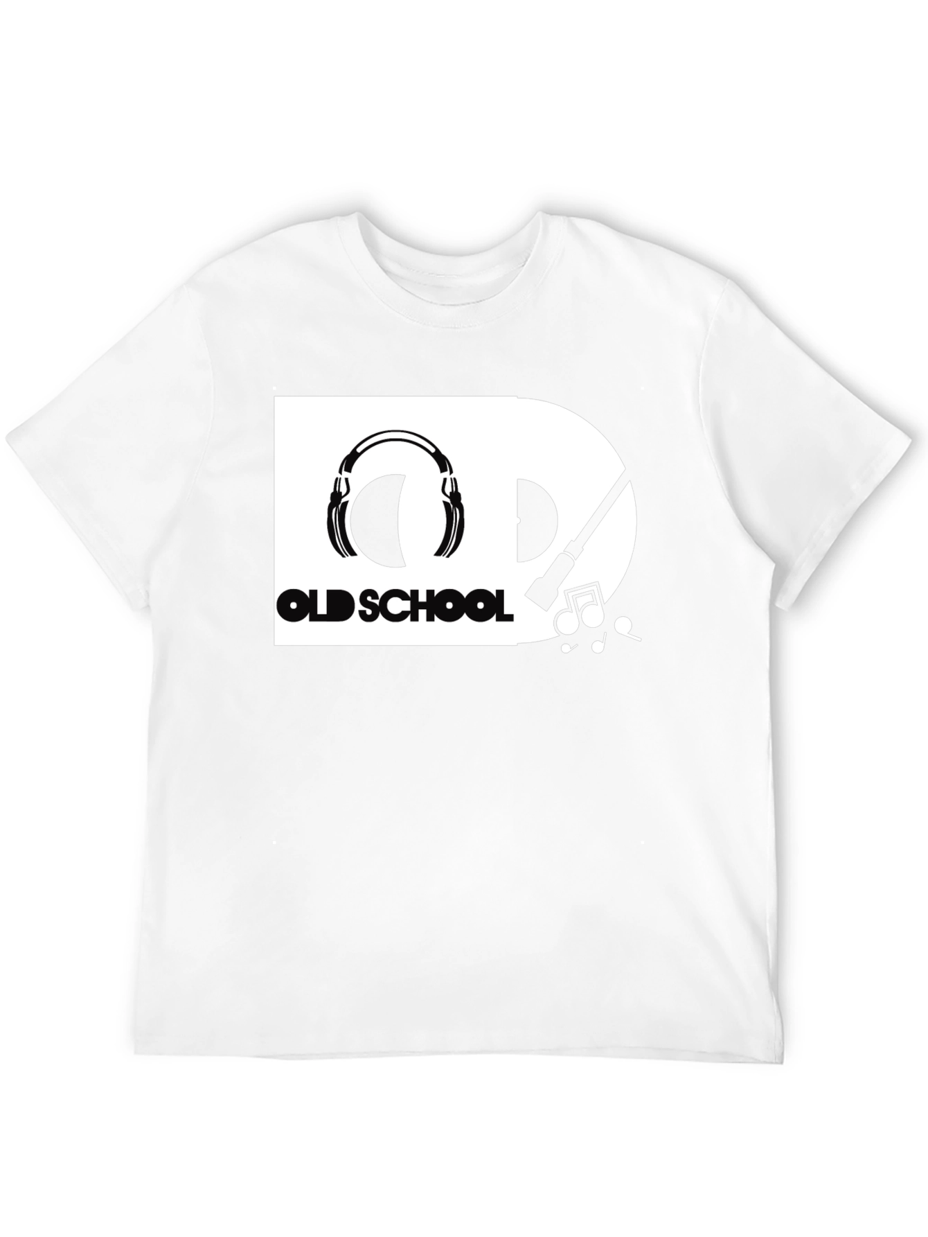 Old School Music Graphic T-Shirt