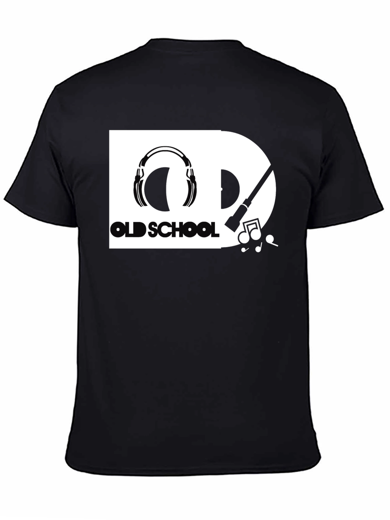 Old School Music Graphic T-Shirt