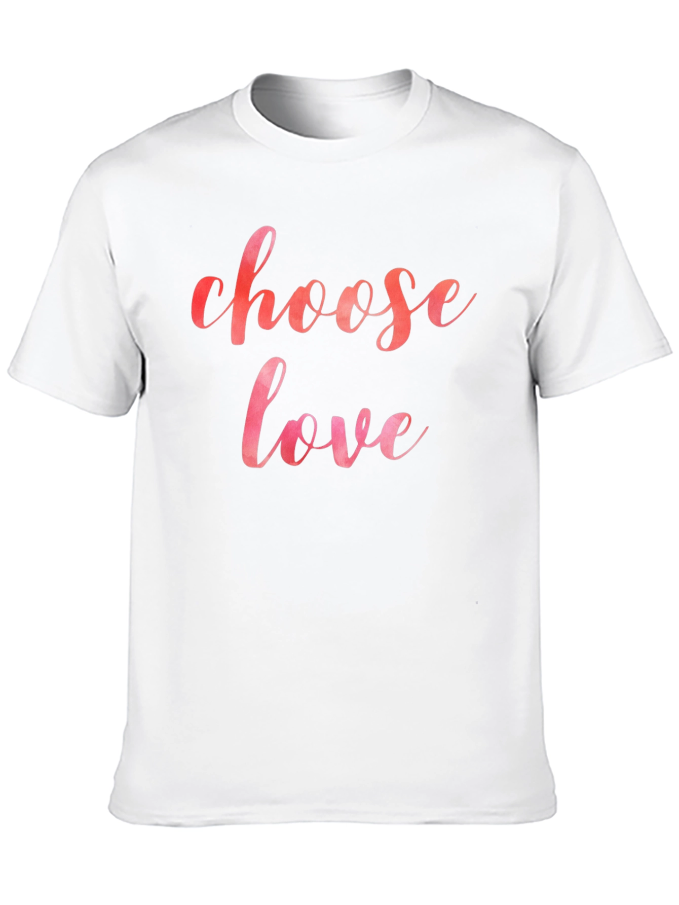 Choose Love Black Graphic T-Shirt