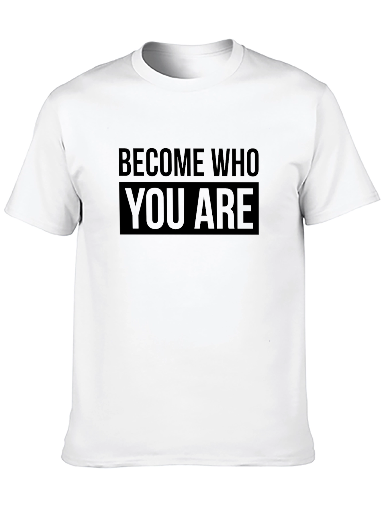Become Who You Are Black Graphic Tee