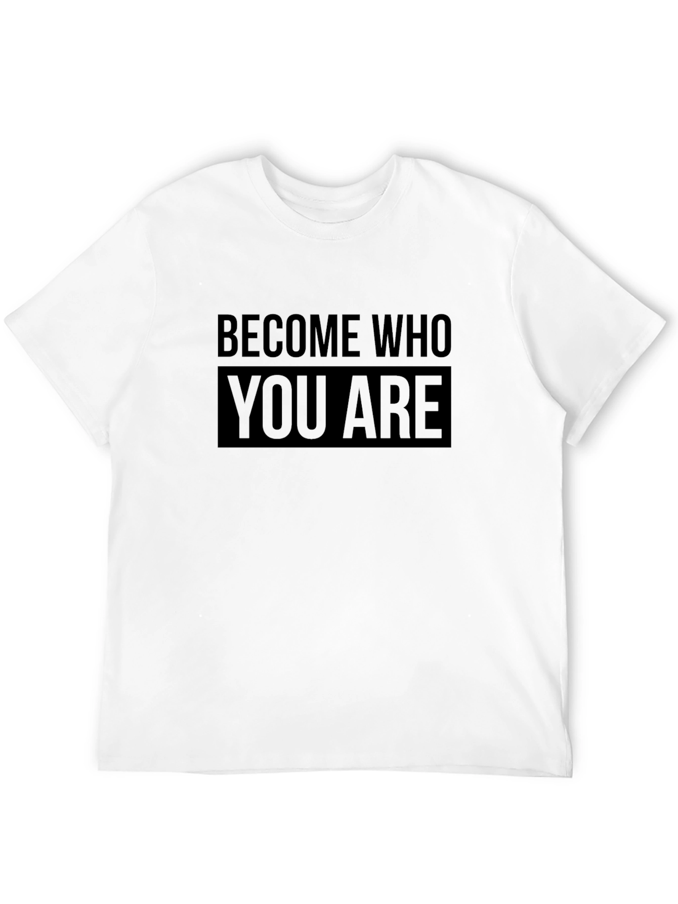 Become Who You Are Black Graphic Tee