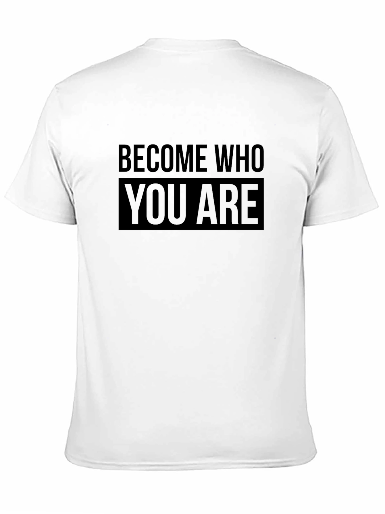 Become Who You Are Black Graphic Tee