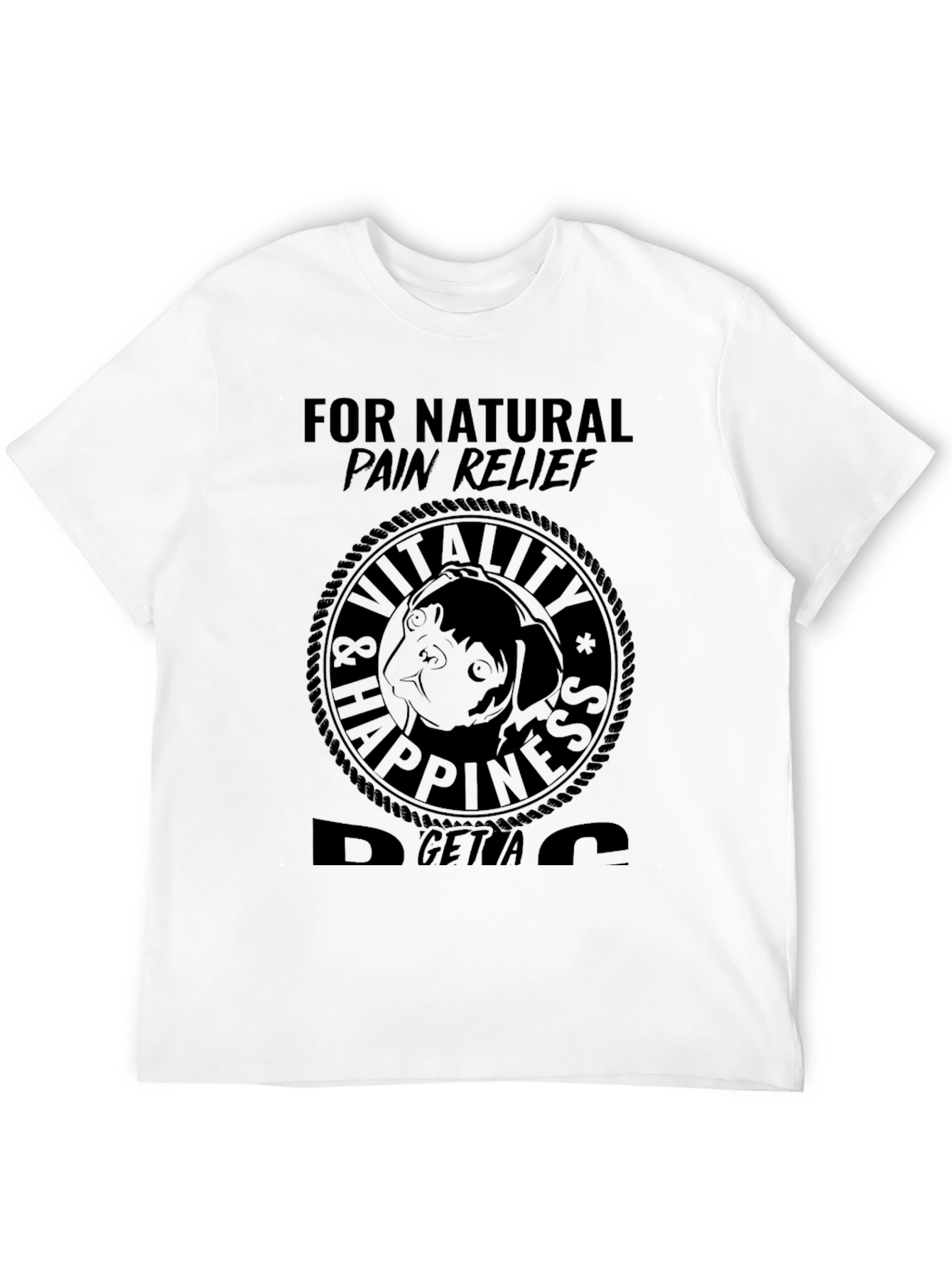 Natural Pain Relief Dog T-Shirt