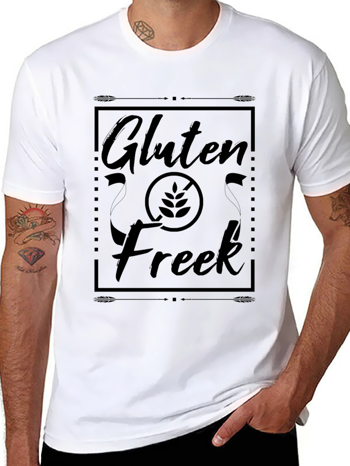 Gluten Freek Black T-Shirt