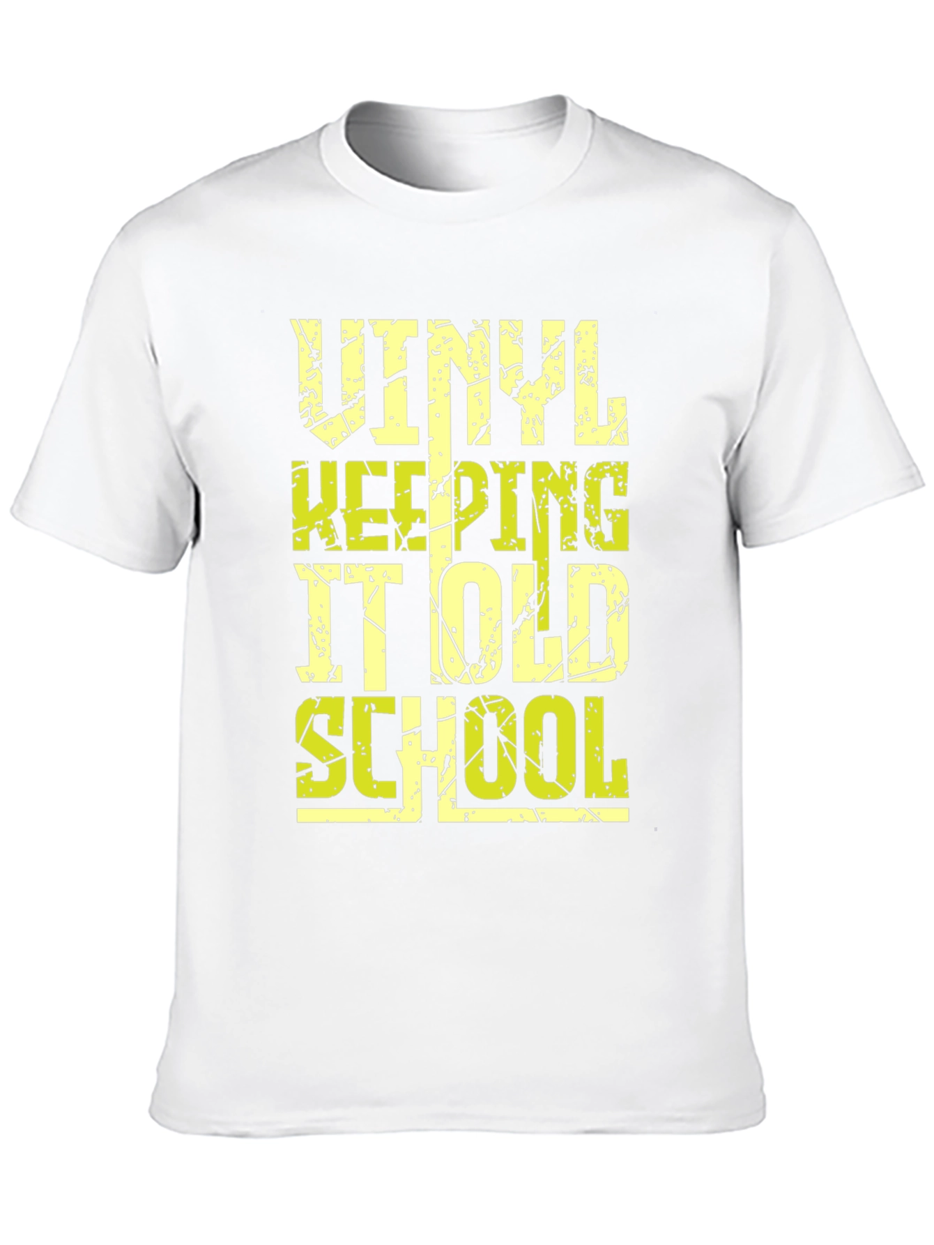 Vinyl Keeping It Old School Graphic T-Shirt