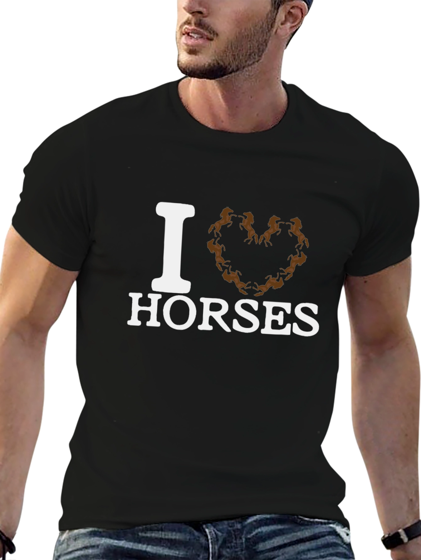 I Love Horses T-Shirt - Animal Lover Tee