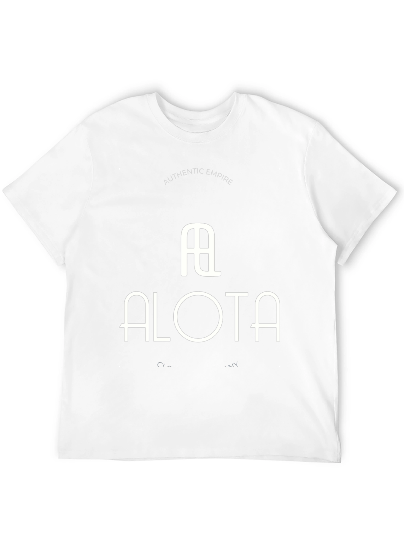 Alota Authentic Empire Black Graphic Tee