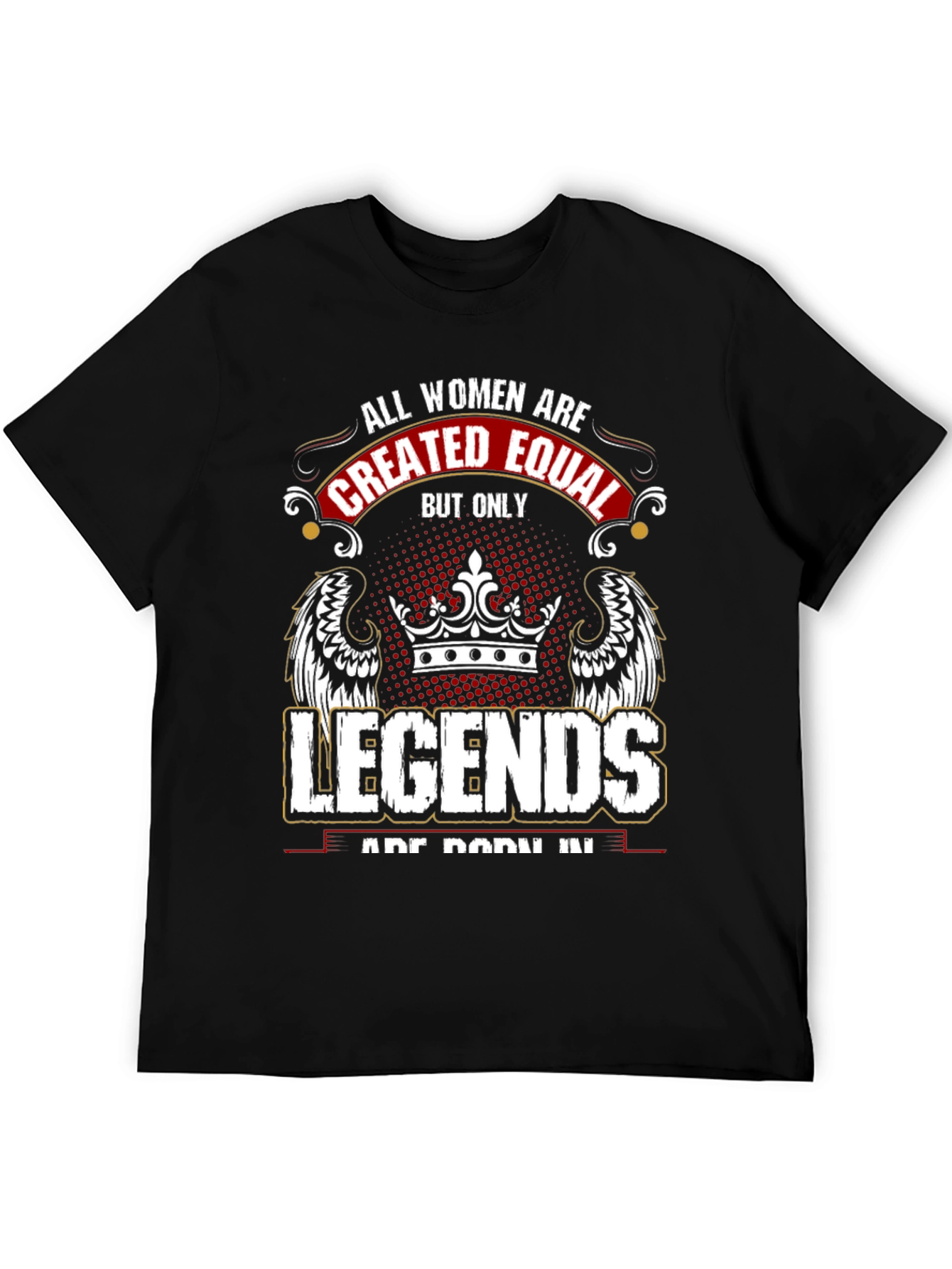 All Women Legends Black T-Shirt