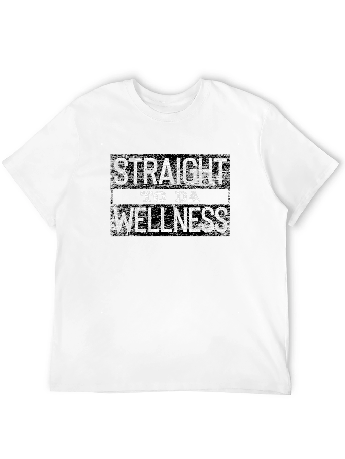 Straight to da Wellness Black Graphic Tee