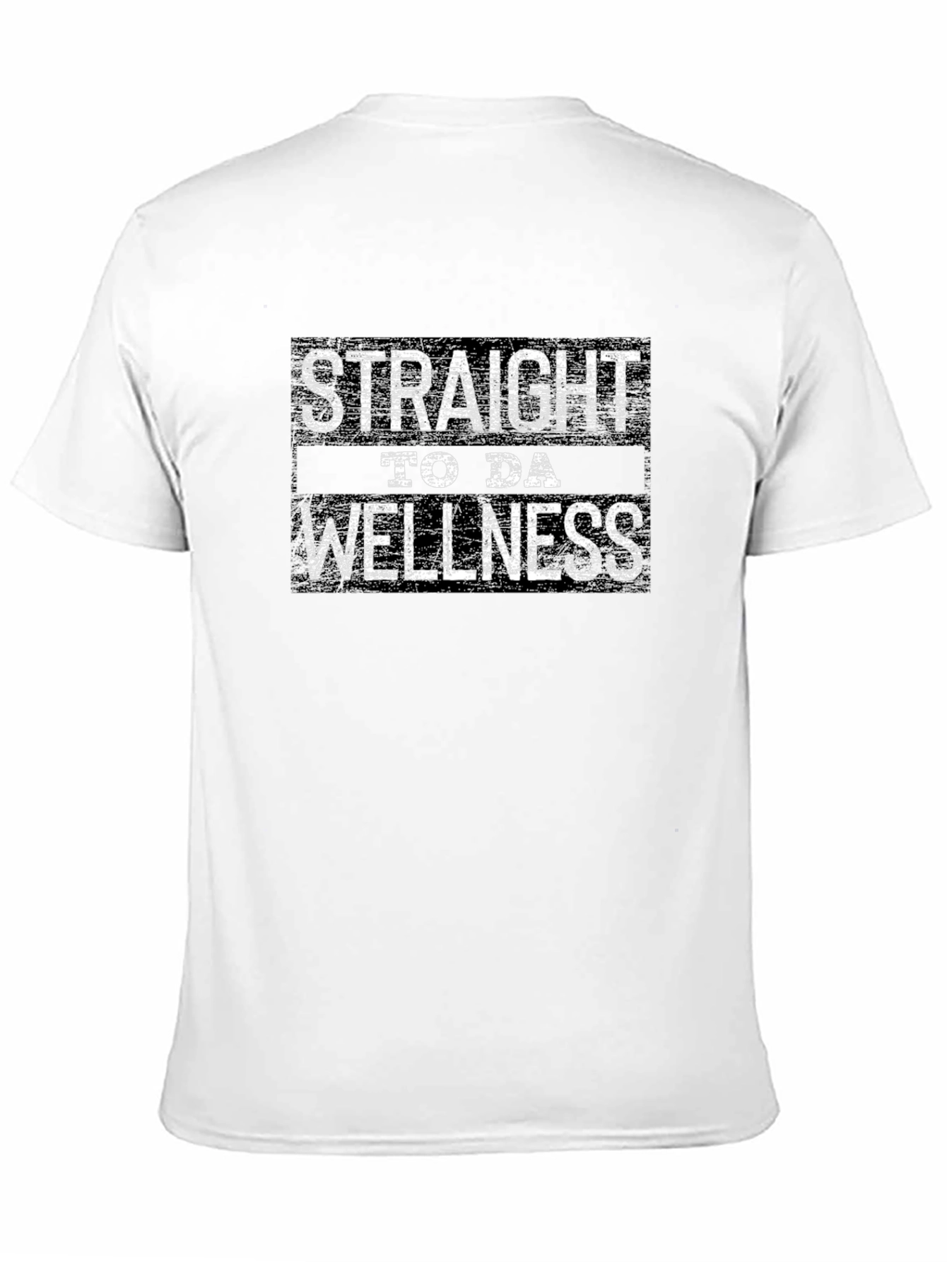 Straight to da Wellness Black Graphic Tee