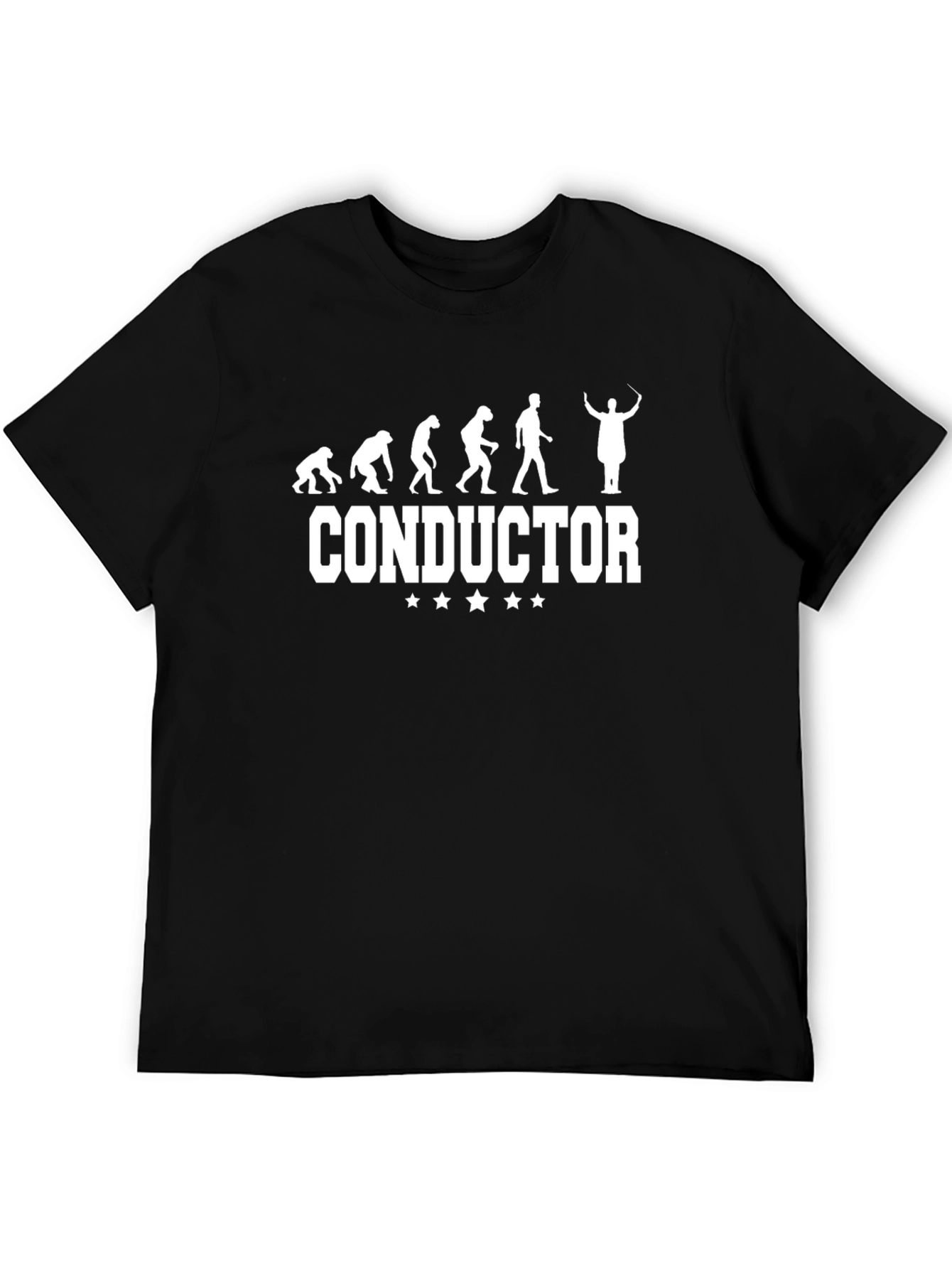 Conductor Evolution T-Shirt: Orchestra Music Lover Tee