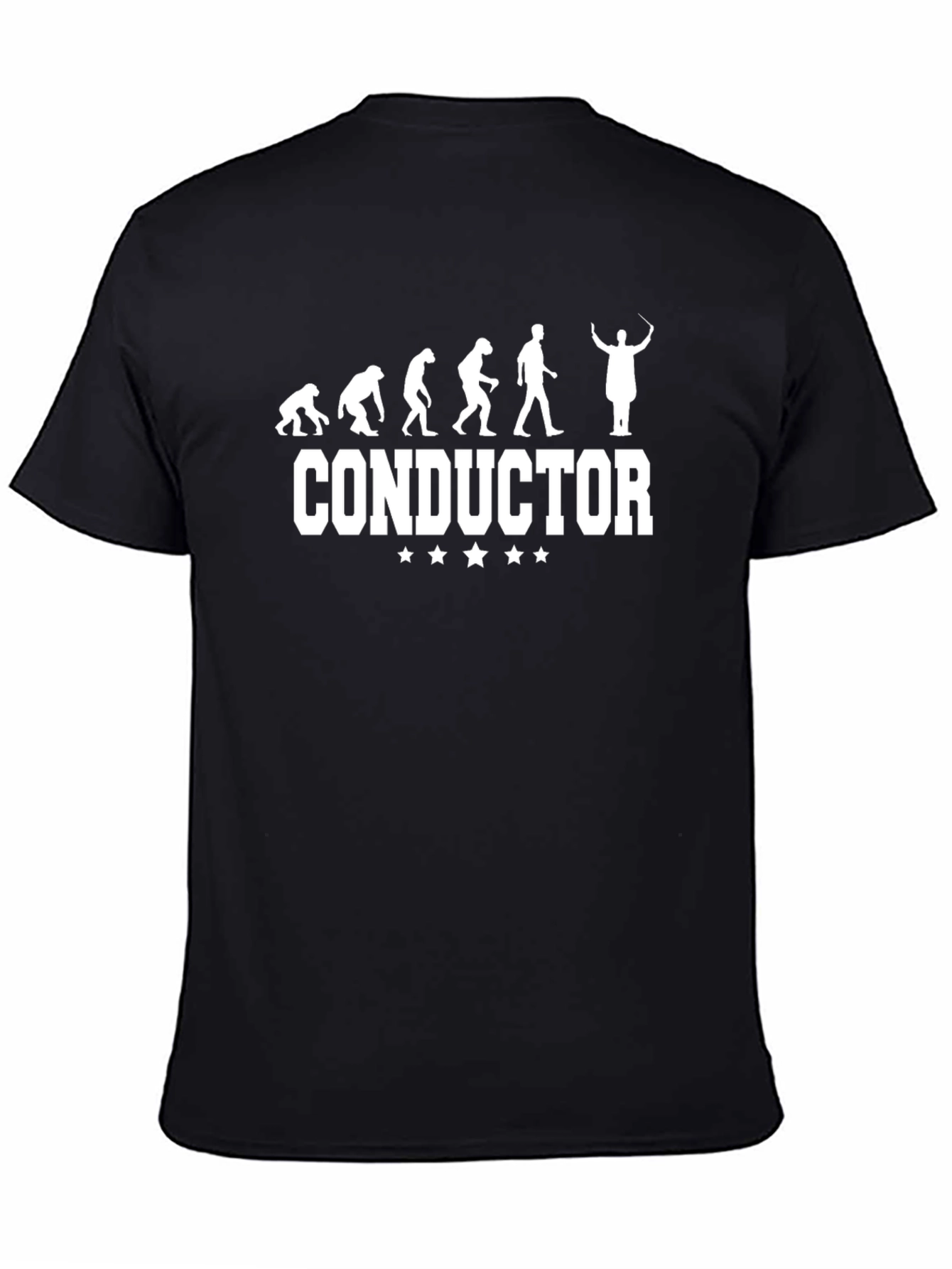 Conductor Evolution T-Shirt: Orchestra Music Lover Tee