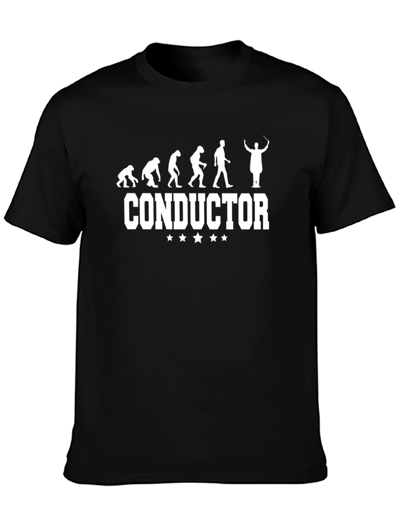 Conductor Evolution T-Shirt: Orchestra Music Lover Tee
