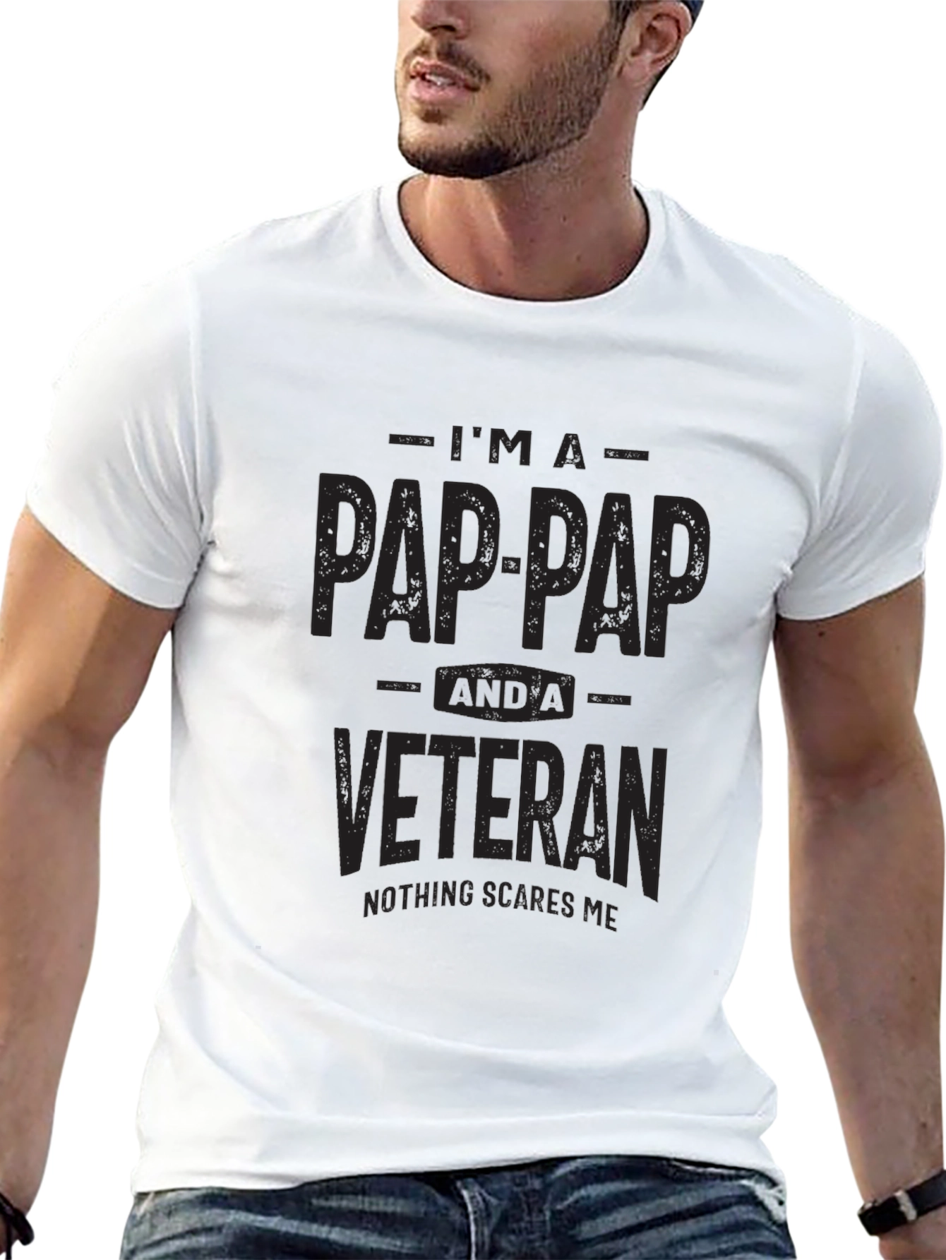 Pap-Pap Veteran Graphic T-Shirt
