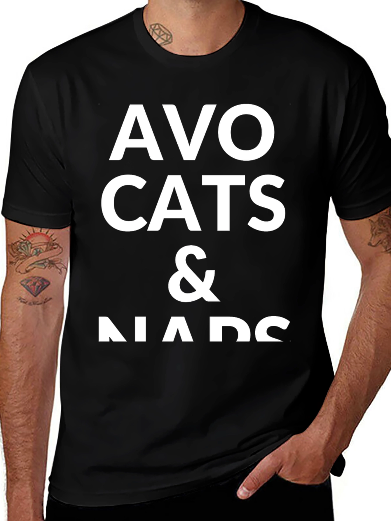 Avo Cats & Naps Graphic Tee
