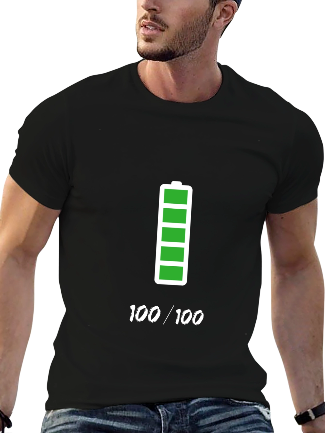 100% Charged T-Shirt - Full Battery Power