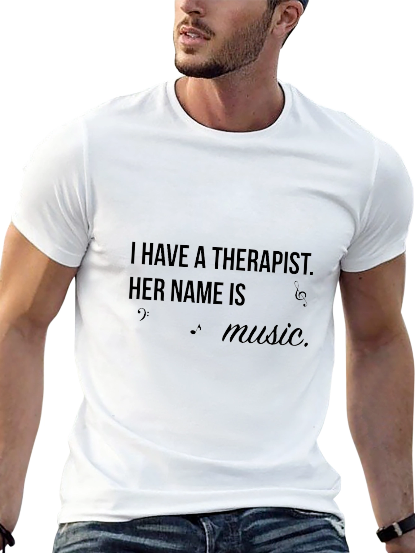 Music Therapist Black T-Shirt