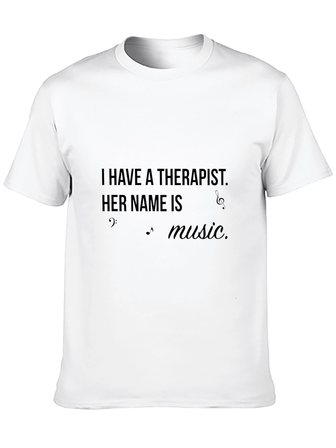 Music Therapist Black T-Shirt