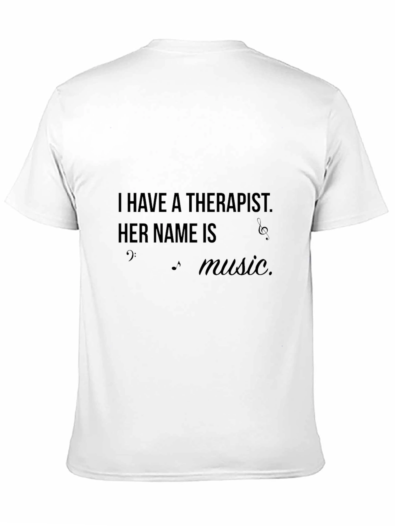 Music Therapist Black T-Shirt