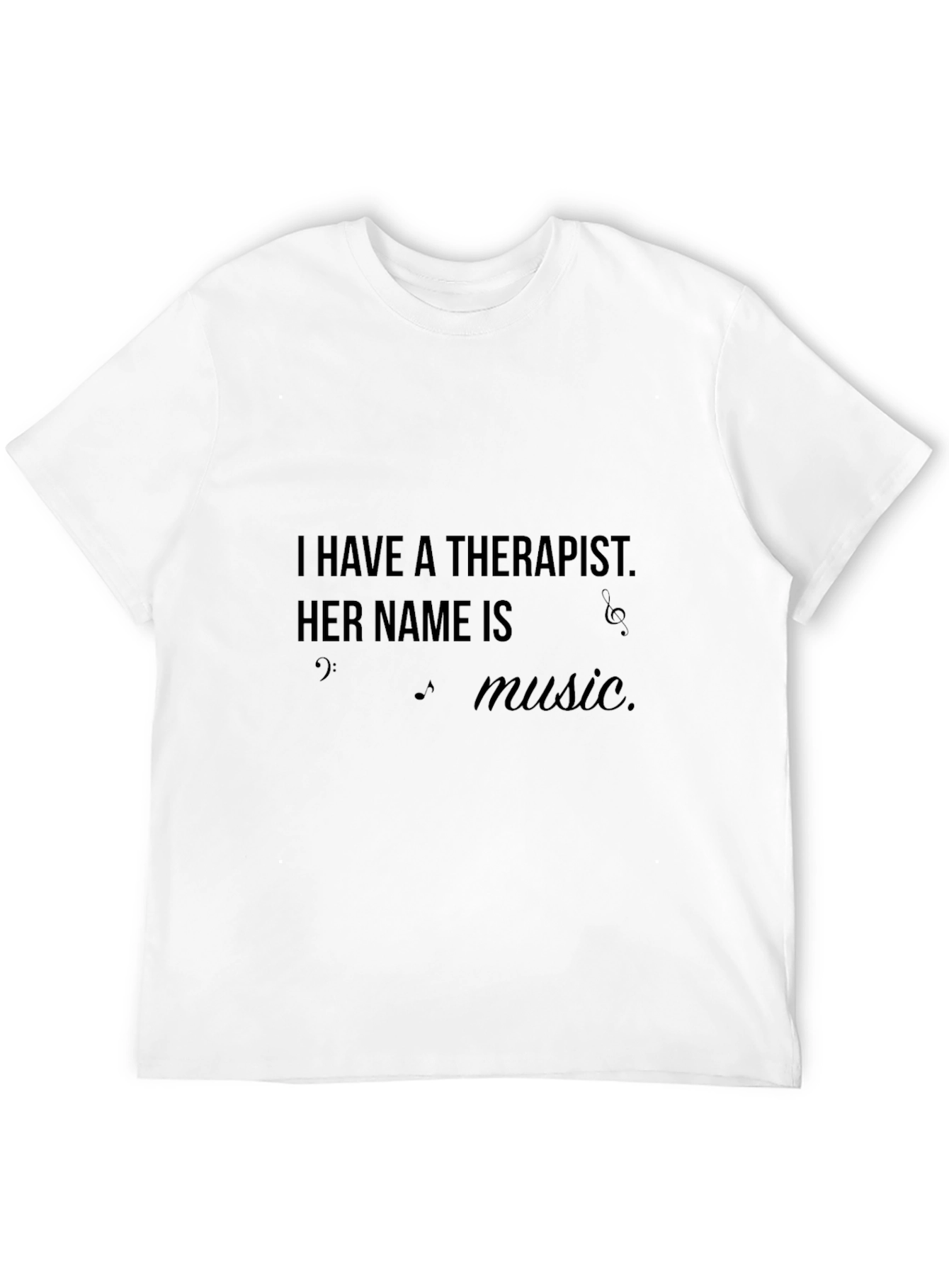 Music Therapist Black T-Shirt