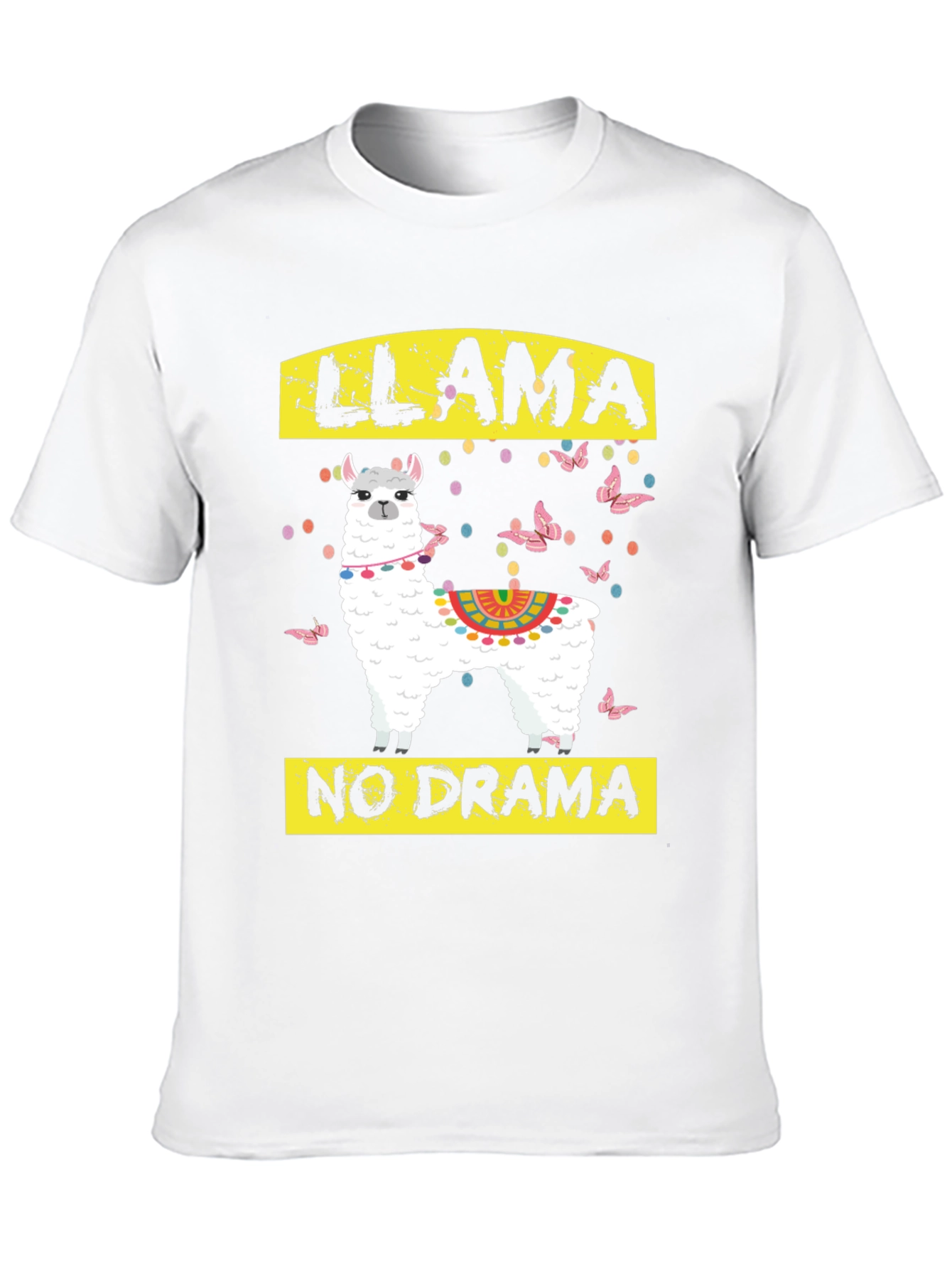 Llama No Drama Graphic T-Shirt