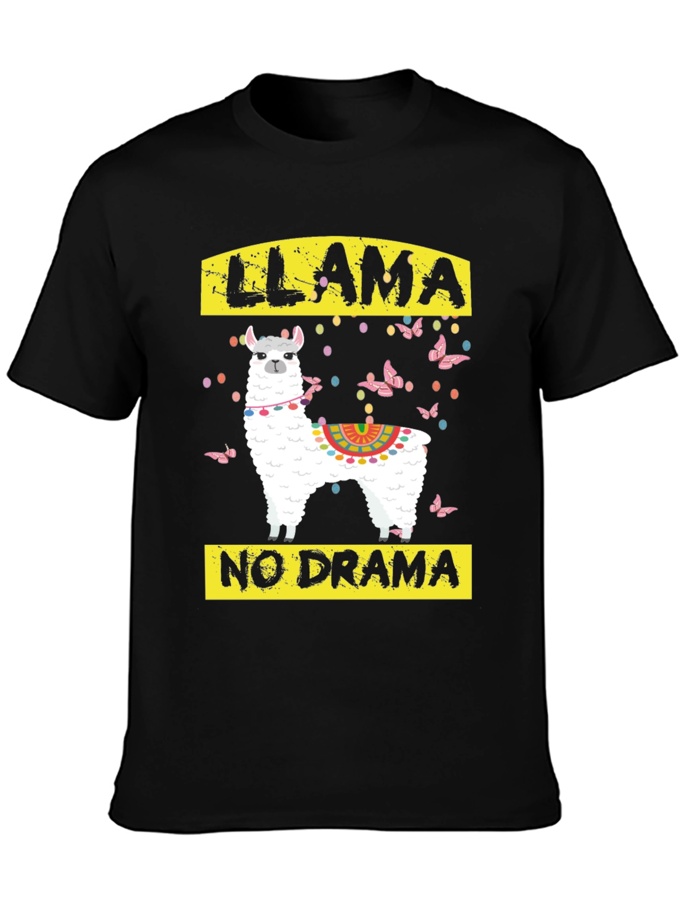 Llama No Drama Graphic T-Shirt