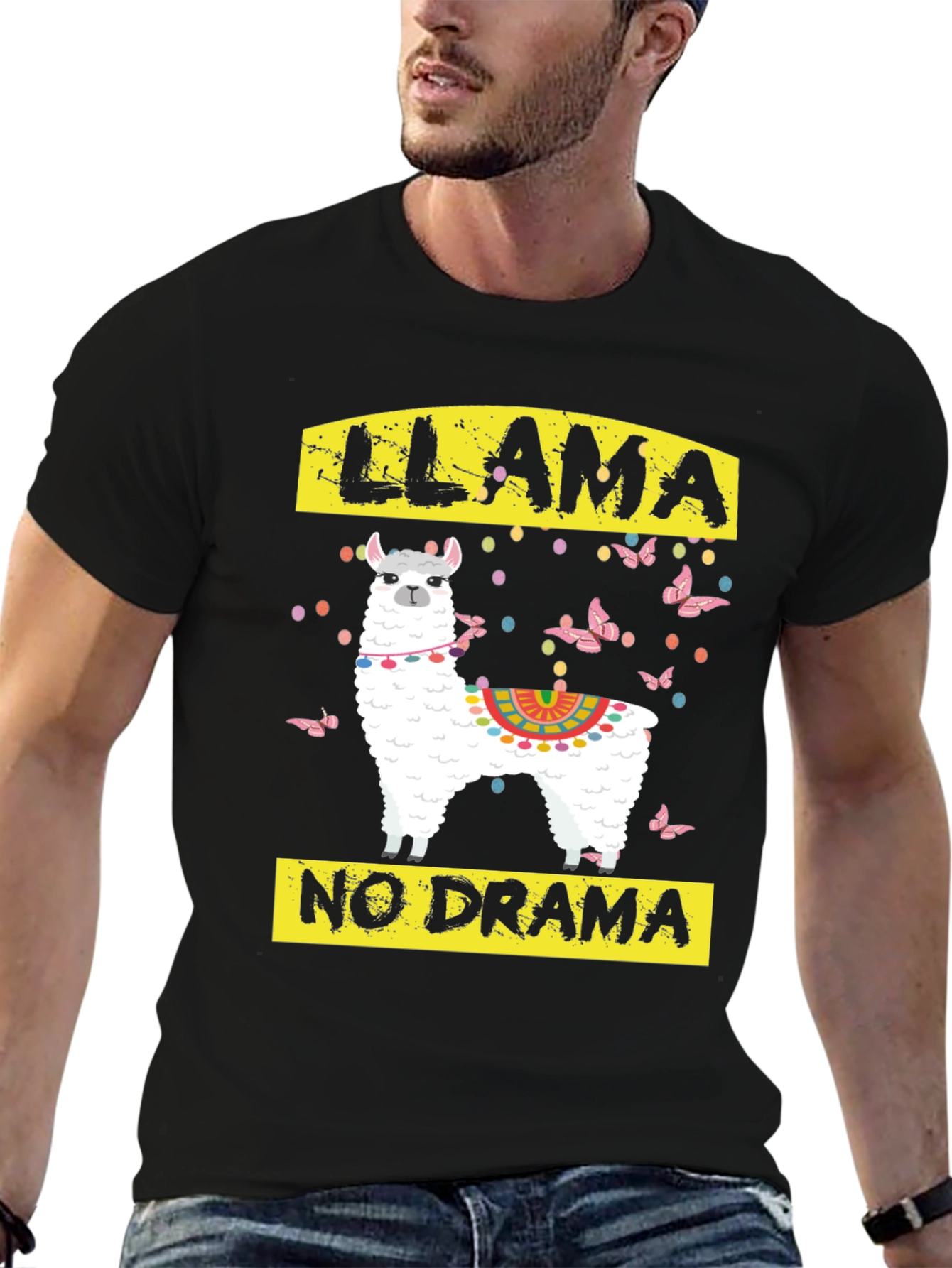 Llama No Drama Graphic T-Shirt
