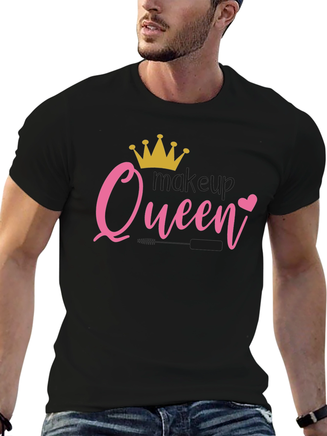 Makeup Queen T-Shirt - Black