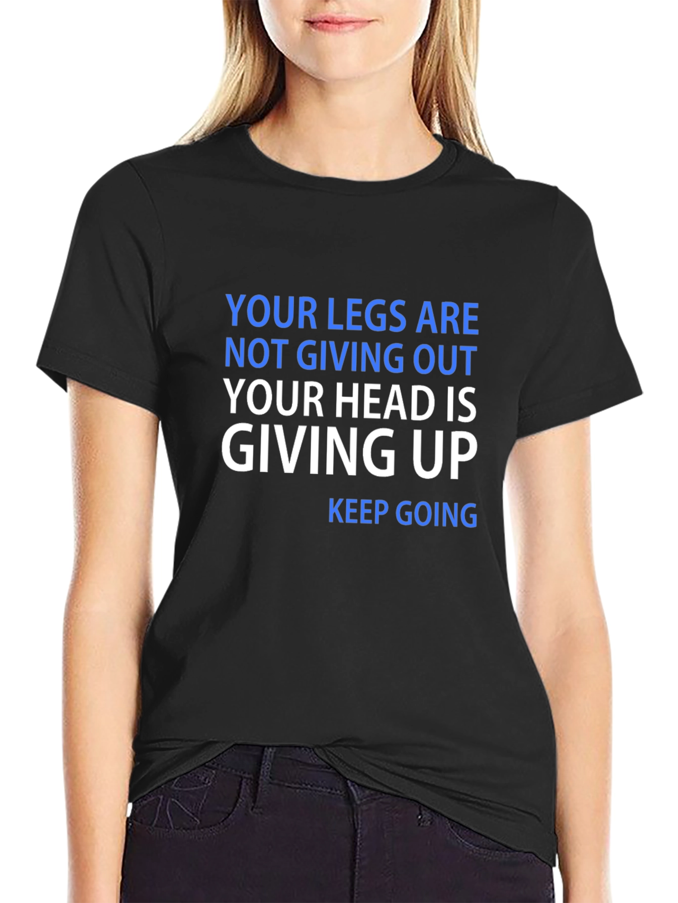 Motivational Keep Going Graphic Tee
