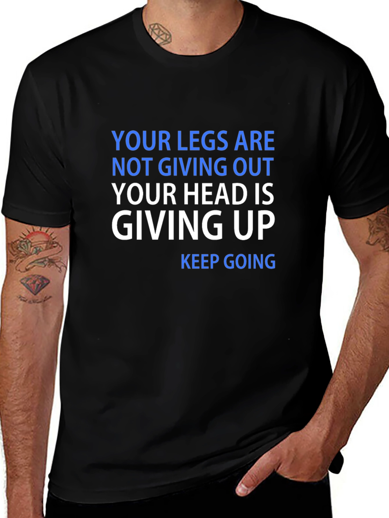Motivational Keep Going Graphic Tee