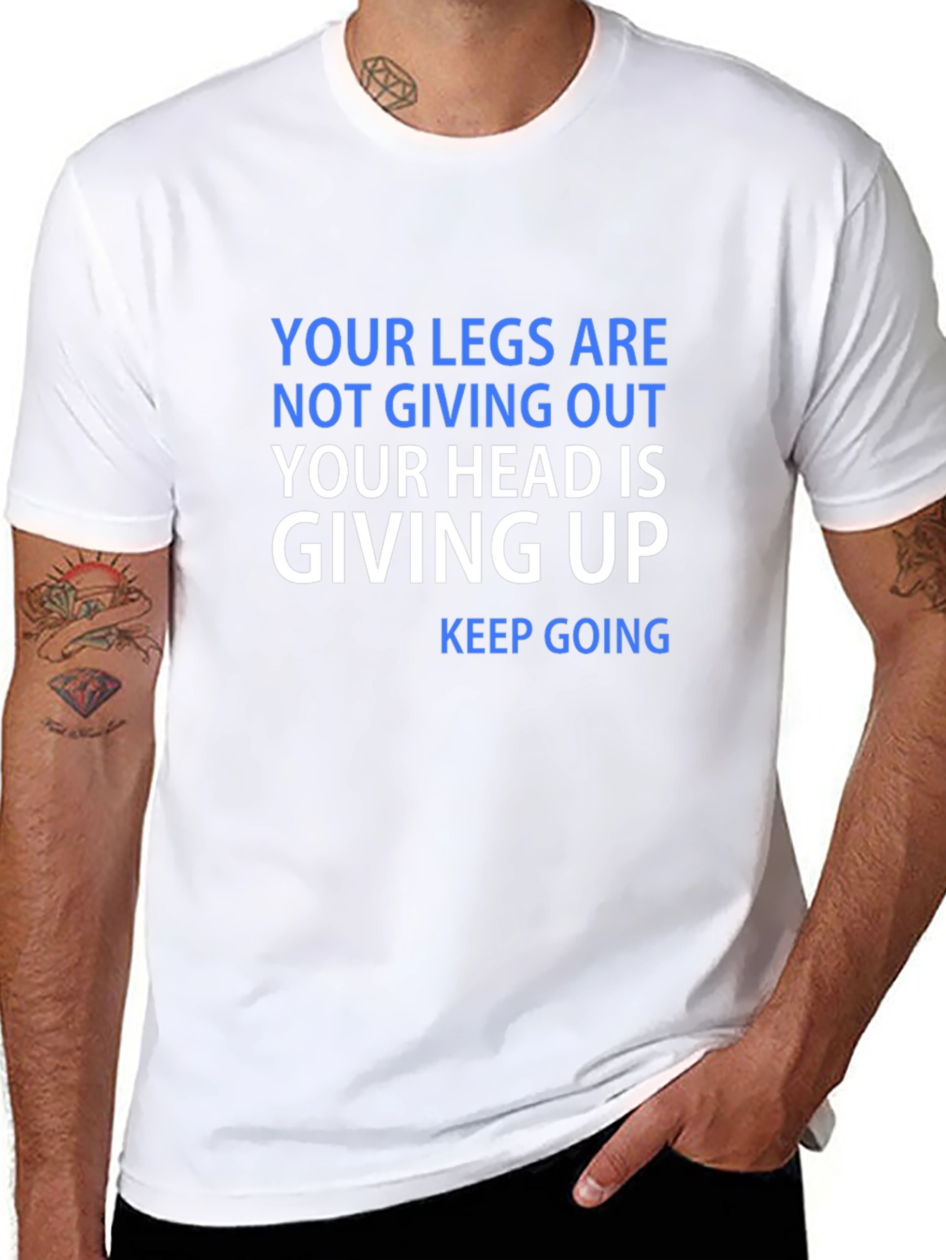 Motivational Keep Going Graphic Tee