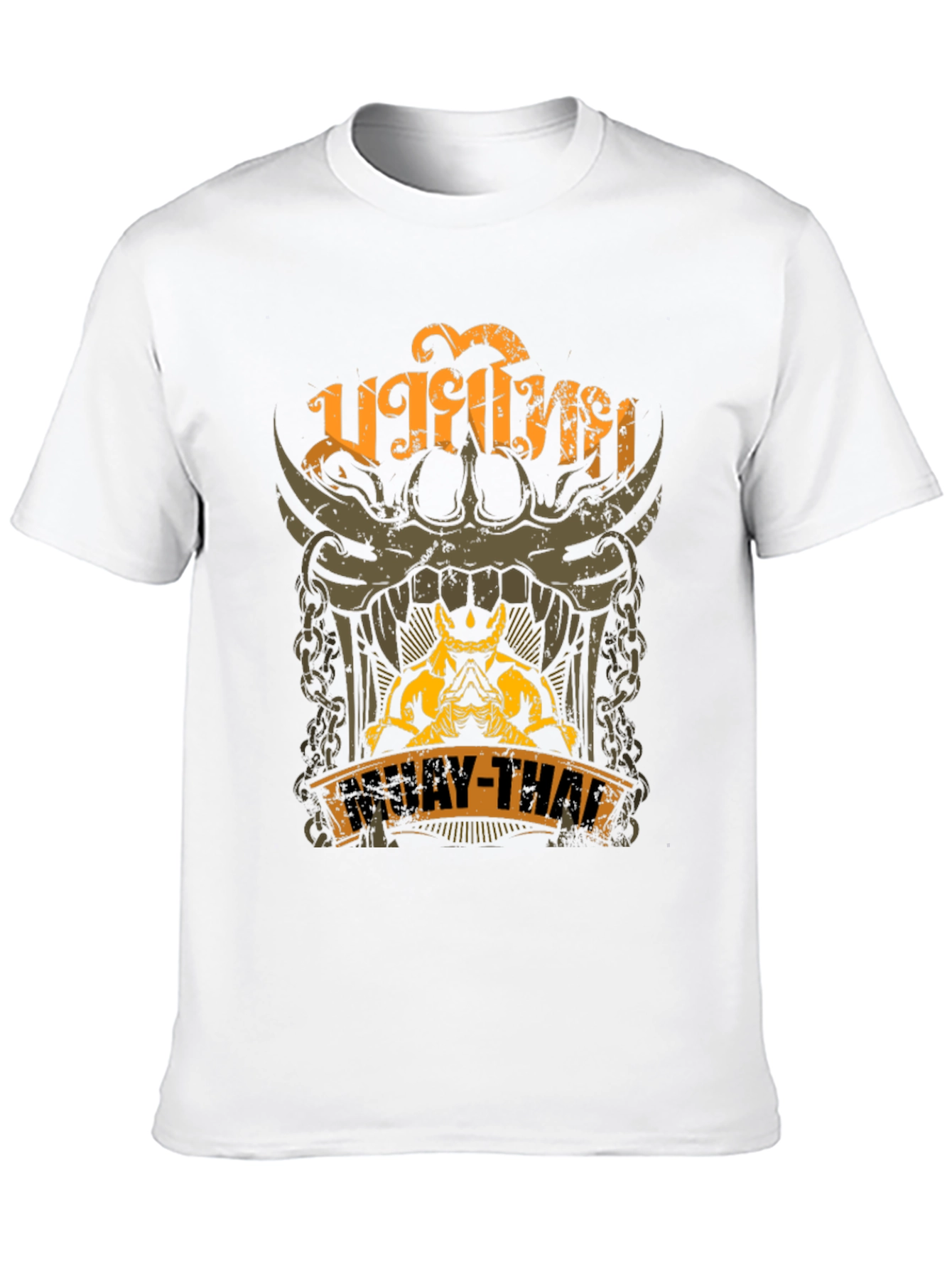 Muay Thai Graphic T-Shirt - Black