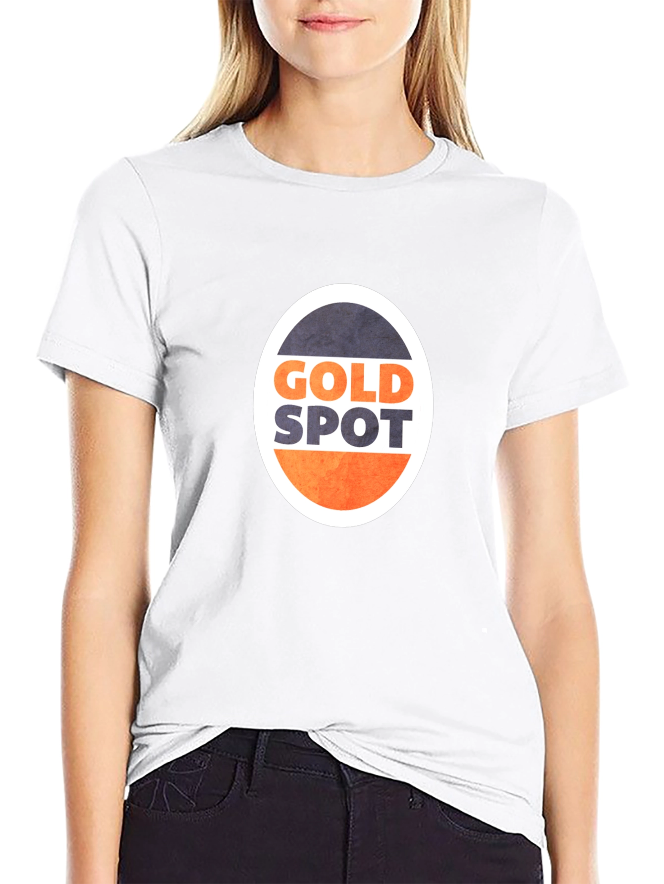 Retro Gold Spot T-Shirt - Soft Cotton Blend