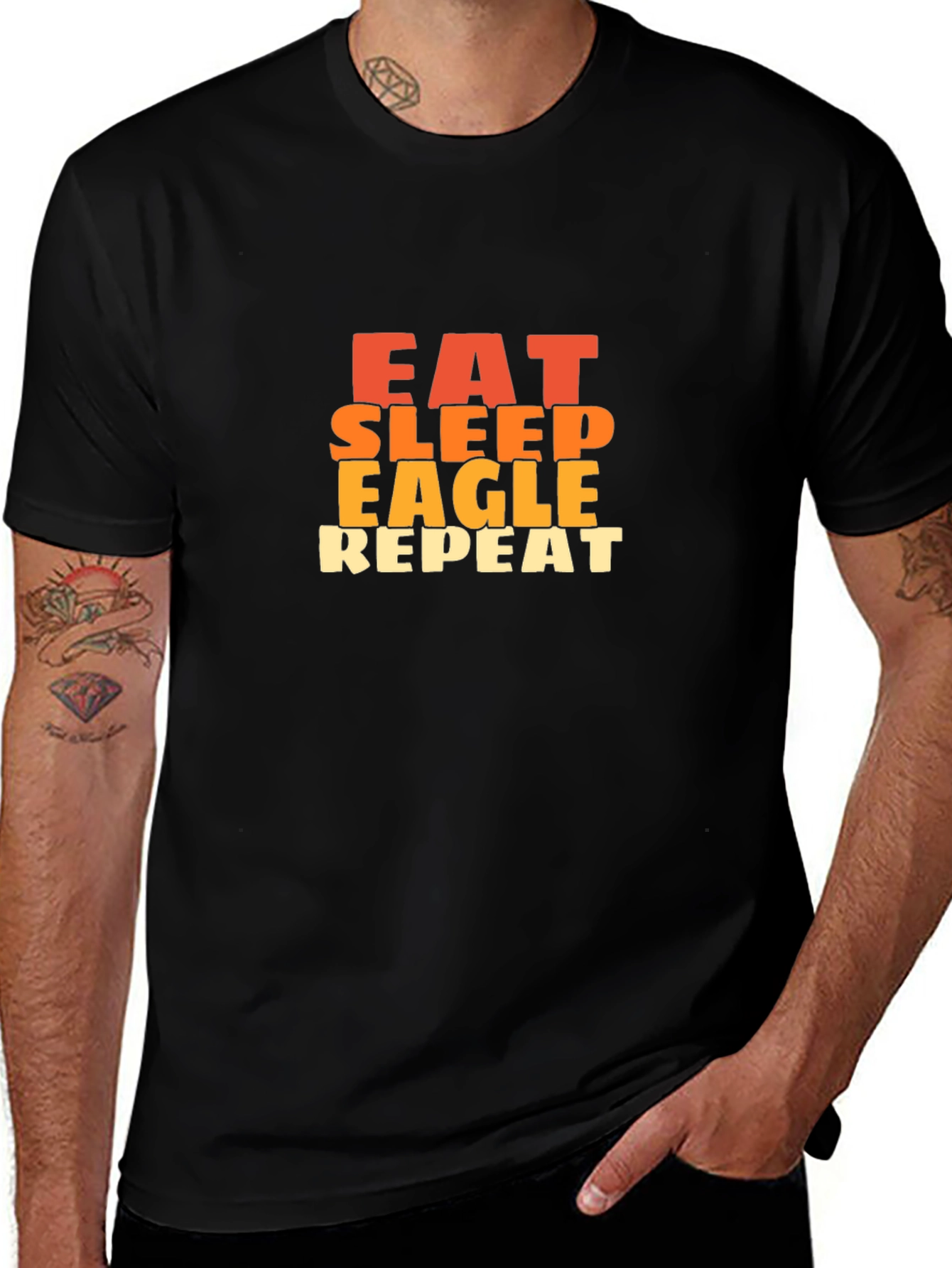Eat Sleep Eagle Repeat T-Shirt