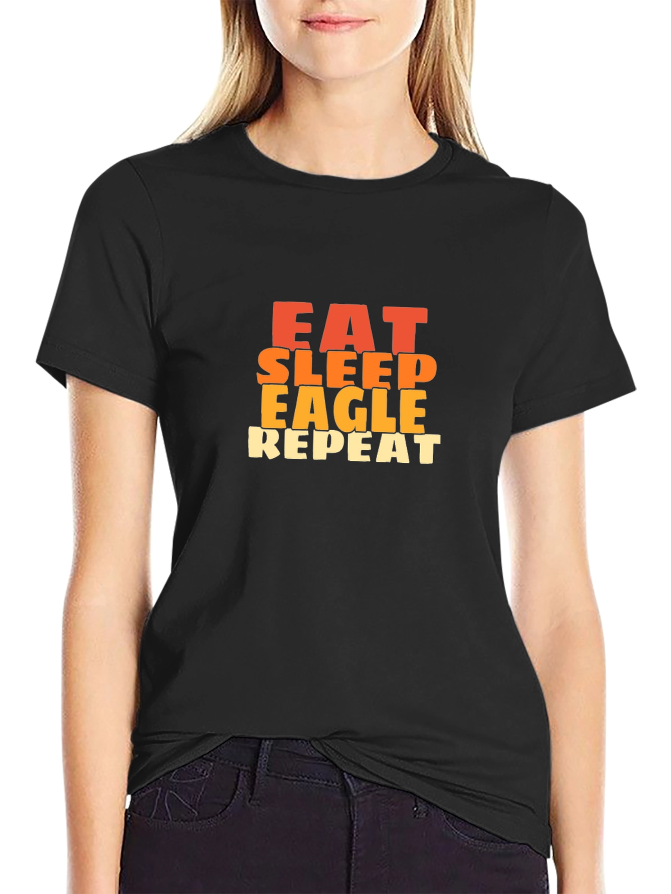 Eat Sleep Eagle Repeat T-Shirt