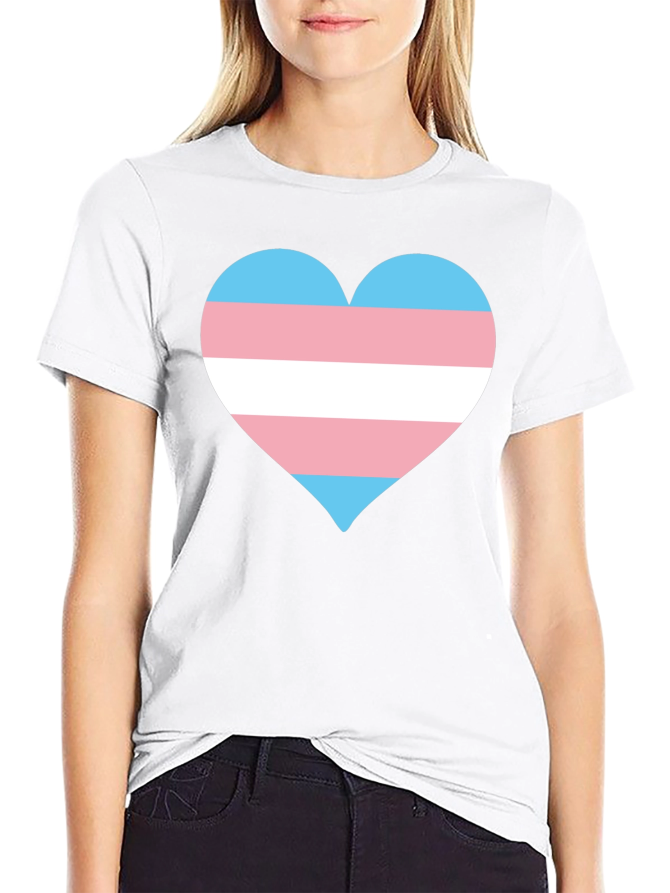 Transgender Pride Heart T-Shirt