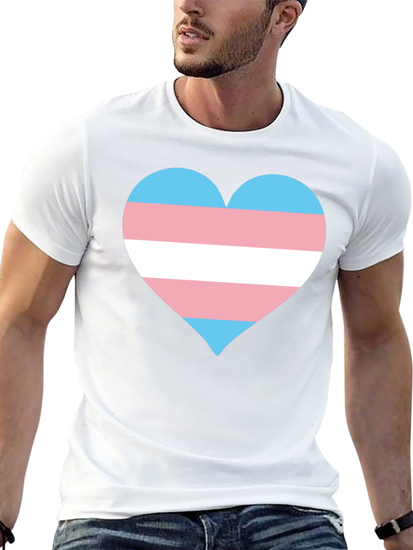 Transgender Pride Heart T-Shirt