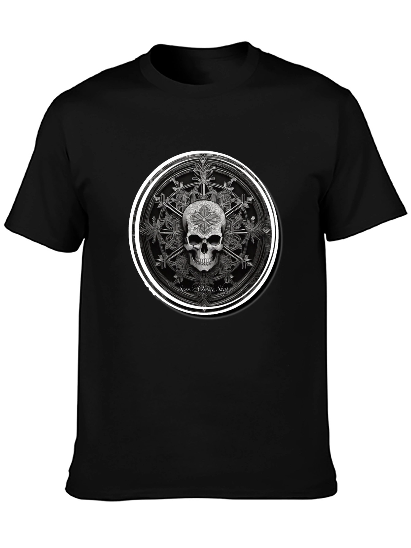 Skull Star T-Shirt - Dark Graphic Tee