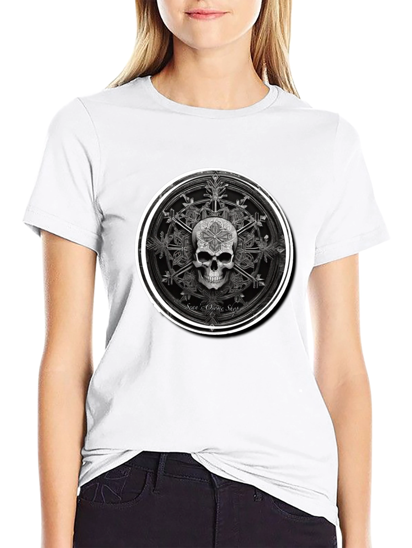 Skull Star T-Shirt - Dark Graphic Tee
